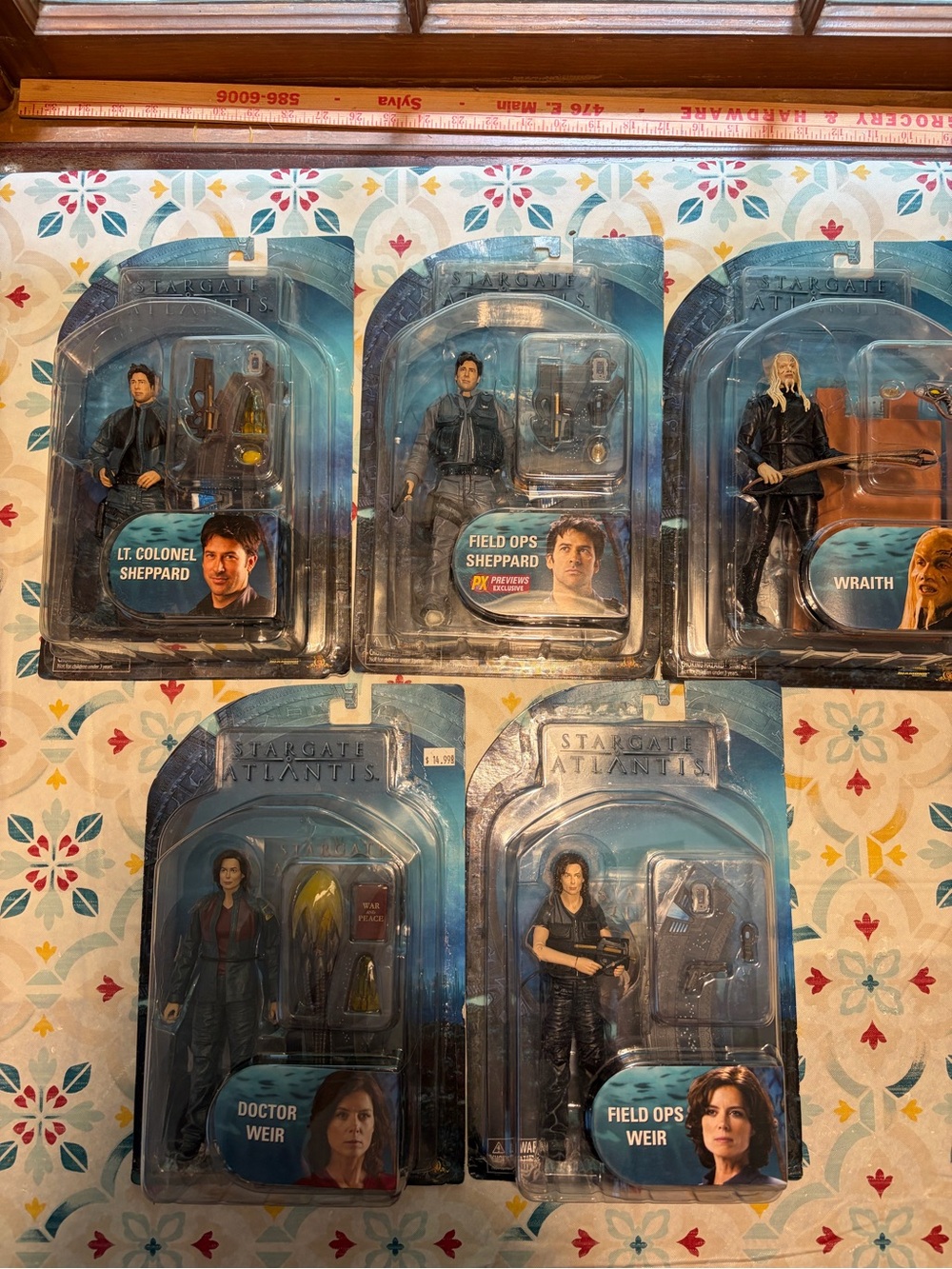 Stargate Atlantis, Series 1, Complete Set Action Figures